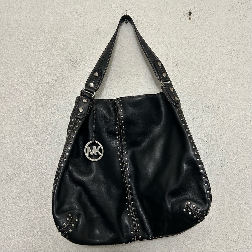 Michael Kors Astor Large Studded Leather Bag